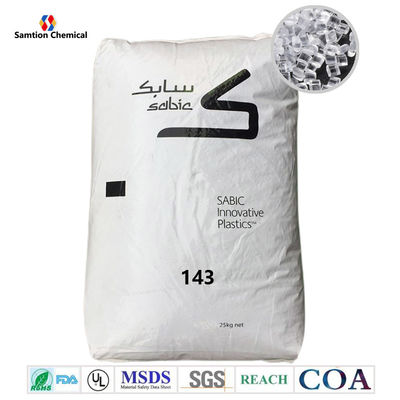 গুণমান  UV Stabilized S-Plastic Lexan 143 Polycarbonate Plastic Resin HB 10.5 MFR কারখানা