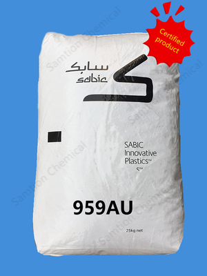 স্যাবিক লেক্সান 959AU পলিকার্বনেট (পিসি) রজন একটি ভরাট, ইনজেকশন মোল্ডেবল গ্রেড। এই হ্যালোজেন মুক্ত শিখা retardant