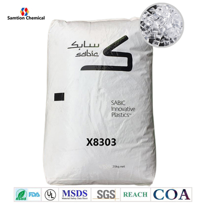 রিচ সাবিক পিইটি রজন প্লাস্টিক পেলেট Xylex X8303 নিম্ন প্রক্রিয়াকরণ তাপমাত্রা, চমৎকার প্রভাব সহ উচ্চ প্রবাহ