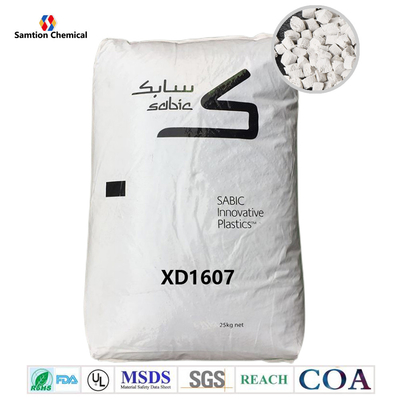 ২২% গ্লাস ভরা প্লাস্টিক স্যাবিক জেনোই রেজিন XD1607 পিবিটি পিসি ইনজেকশন ছাঁচনির্মাণের জন্য